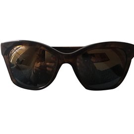 Chanel-Gafas de sol-Marrón oscuro