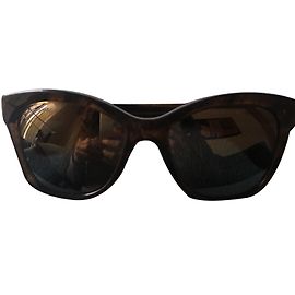 Chanel Sunglasses Dark Brown Plastic Dark brown