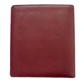 Yves Saint Laurent-Vintage Brieftasche-Rot
