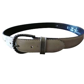Autre Marque Ceinture AMADDEO en daim beige Beige