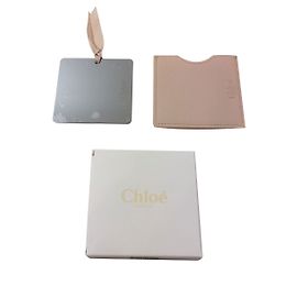Specchio da borsa Chloé in metallo beige Beige