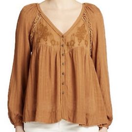 Free People Superiore Marrone