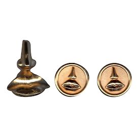 Autre Marque Pasadores y broches PARFUM DALI Dorado