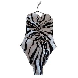 Yves Saint Laurent-Costumi da bagno-Nero,Bianco