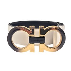 Salvatore Ferragamo Gürtel Weiß