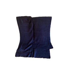Chanel-Scarf-Blue