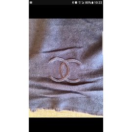 Chanel-Scarf-Blue