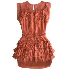 Paul & Joe Sister-Vestido-Coral