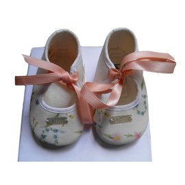 Baby Dior Chaussons Blanc