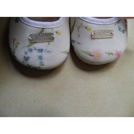 Baby Dior-Pantofole-Bianco