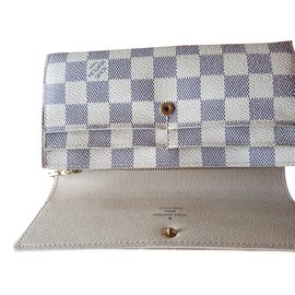 Louis Vuitton-Monederos, carteras, casos-Gris