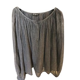 Isabel Marant Etoile Baumwollbluse Grau Grau