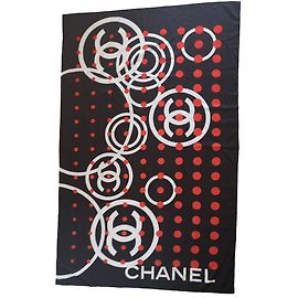 Chanel Foulards Noir Blanc Rouge