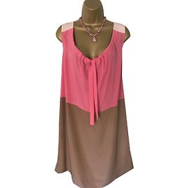 Pablo De Gerard Darel Dress Pink Peach Caramel