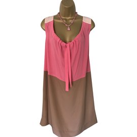 Pablo De Gerard Darel Kleid Pink Angeln Karamell