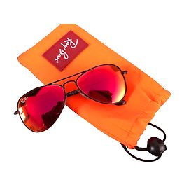 Ray-Ban óculos Preto Vermelho Laranja