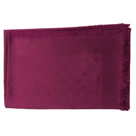 Louis Vuitton-Bufanda de seda-Púrpura