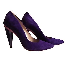 Saltos Vic Matié em couro roxo 37 Roxo