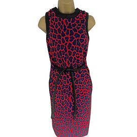 Christopher Kane Vestito Nero Rosso Blu