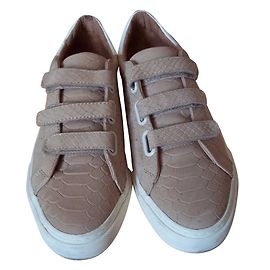No Name Arcade Velcro Sneakers Beige