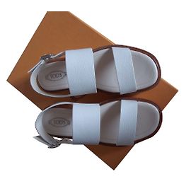 Tod's Sandalen Weiß