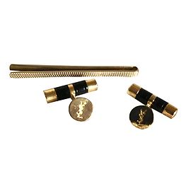 Yves Saint Laurent Gemelos Negro Dorado