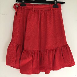Maje-Skirt-Red