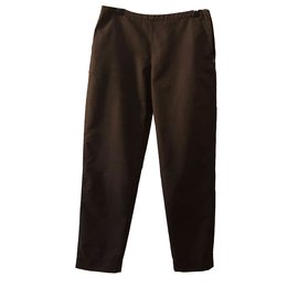 Prada Pantaloni, ghette Marrone