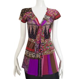 Etro Multicolored Knot Top Multiple colors