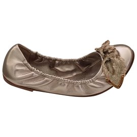 Louis Vuitton-Zapatillas de ballet-Beige