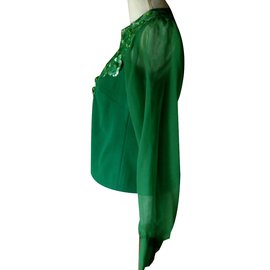 Autre Marque-Tops-Green