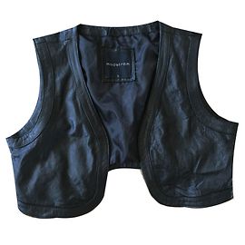 Autre Marque Modstrom Lederjacke Schwarz Schwarz