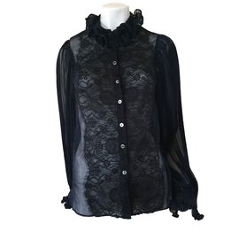Alexander Mcqueen-Blouse-Blue