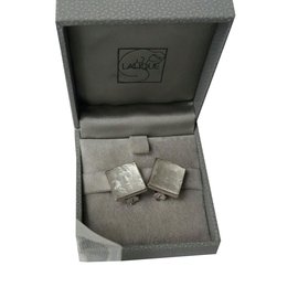 Lalique-Boucles d'oreilles-Argenté