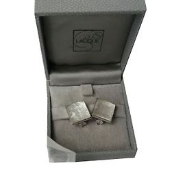 Lalique Earrings Silvery
