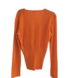 Hermès-Strickwaren-Orange