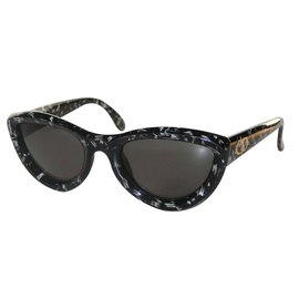 Christian Dior-Gafas de sol-Negro,Gris