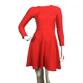 Monki Heißes rotes ausgestelltes Kleid Rot