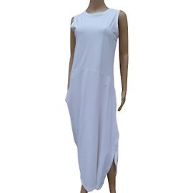 Marithé et François Girbaud Vestidos Branco Bege