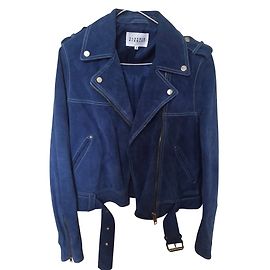 Claudie Pierlot Biker jackets Blue