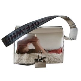 Off White Bolsa Prata