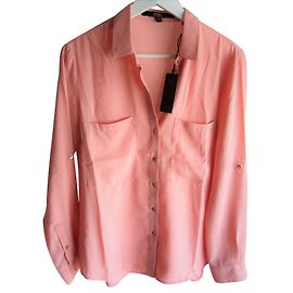 Guess pink polyester shirt Pink