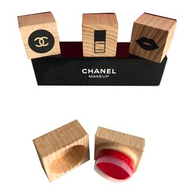 Chanel-Tampons encreurs-Noir,Beige