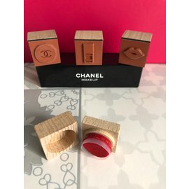 Chanel-Tampons encreurs-Noir,Beige