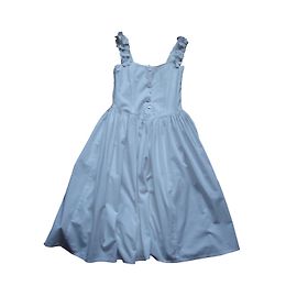 Robe bustier en coton blanc Rene Derhy Blanc