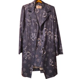 Emanuel Ungaro Blue Pantsuit Polyamide Blue