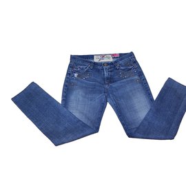 7 For All Mankind-Jeans-Azul