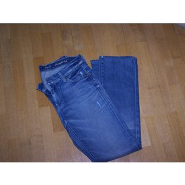 7 For All Mankind-Pantalones-Azul