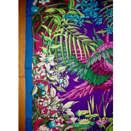 Hermès-Bufanda de seda-Multicolor