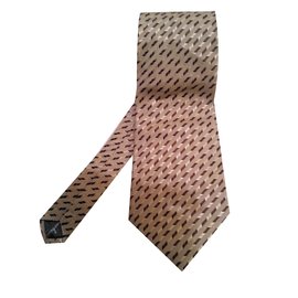 Salvatore Ferragamo-Ties-Beige